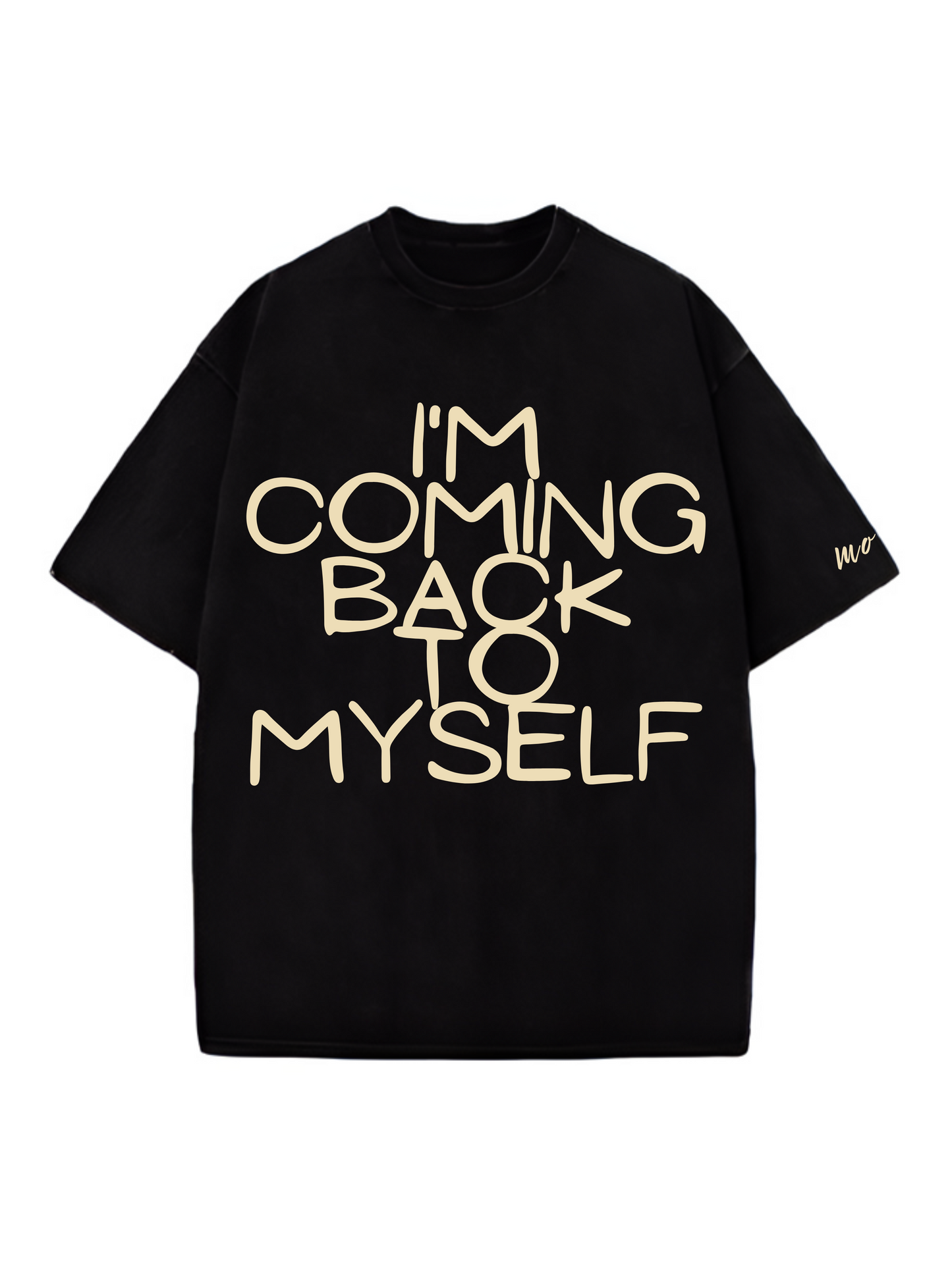 Back to Myself Designed Oversized Tshirt