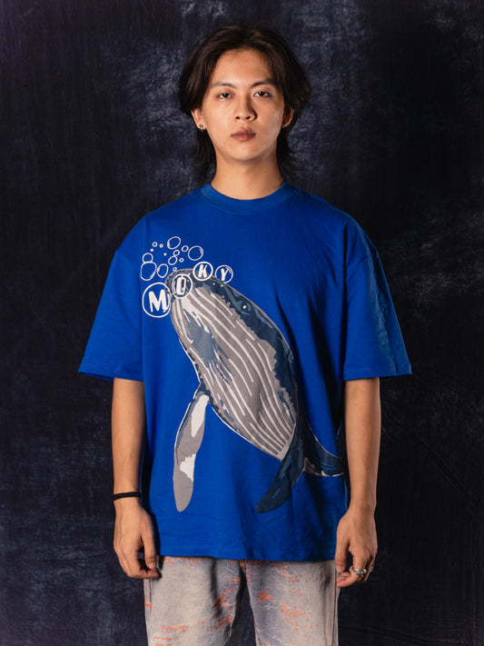 Blue Whale Designed T-shirt