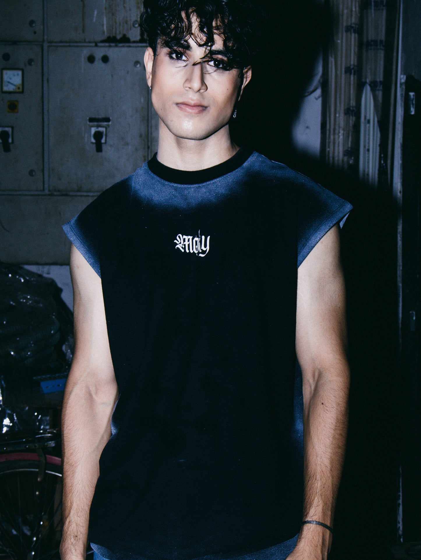 Tie-dye Black Tanktop