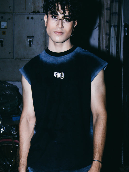 Tie-dye Black Tanktop