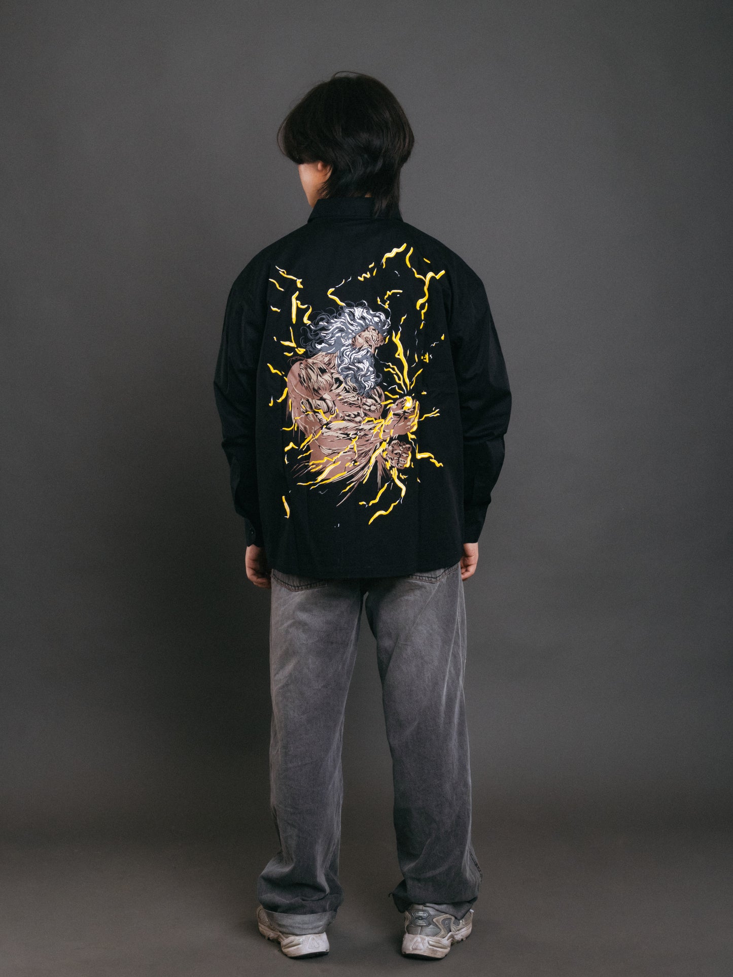 Erebus Power Black Oversized Shirt