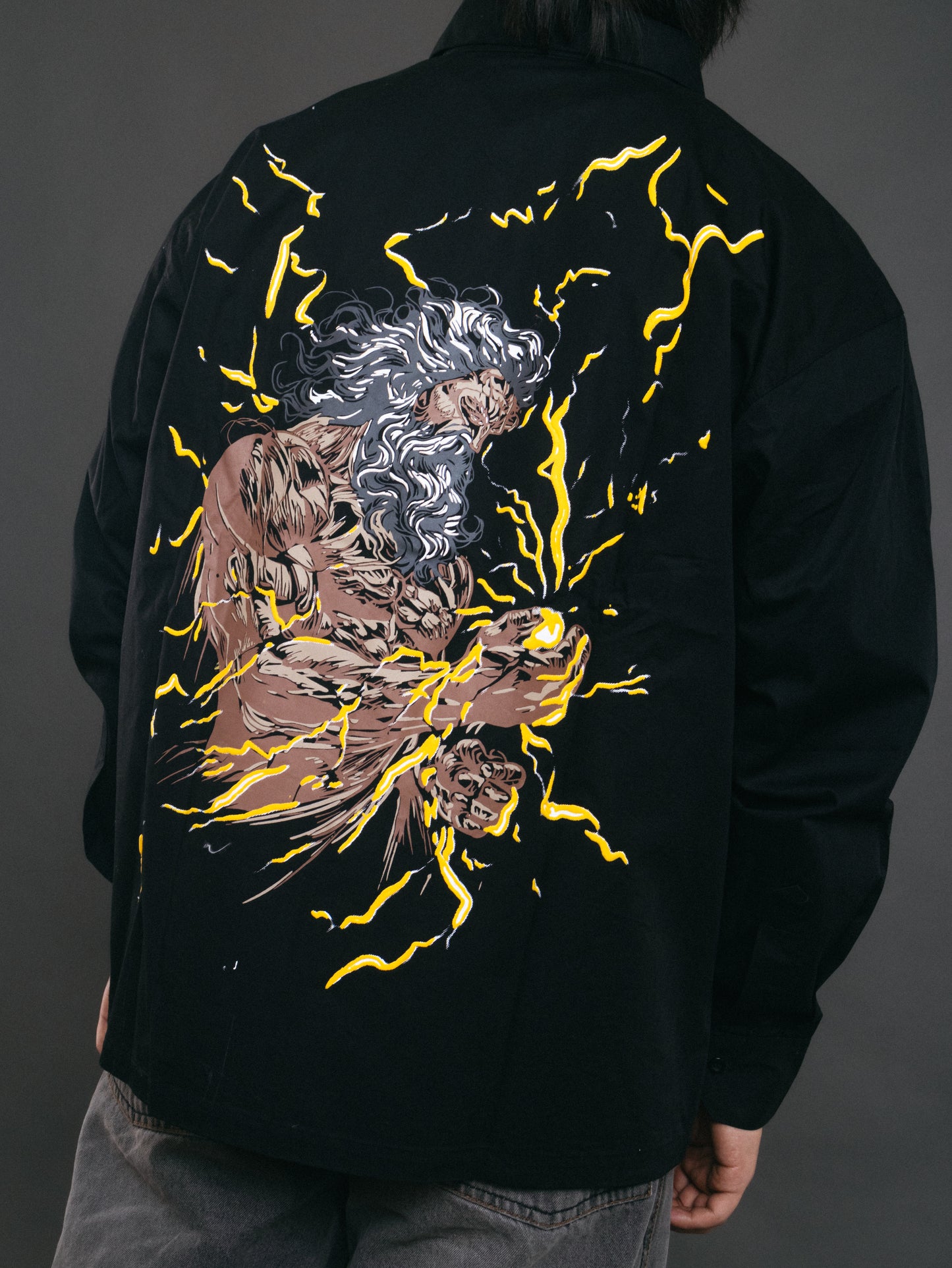 Erebus Power Black Oversized Shirt