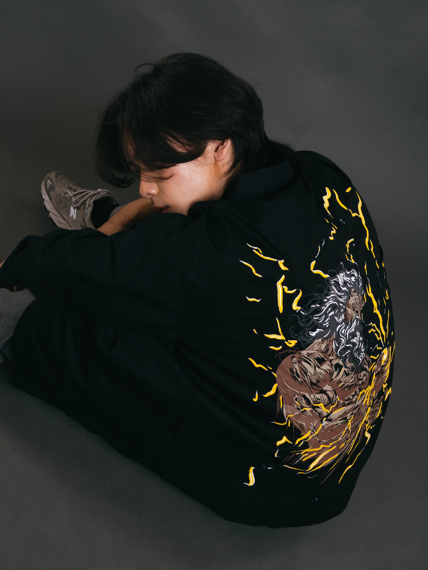 Erebus Power Black Oversized Shirt