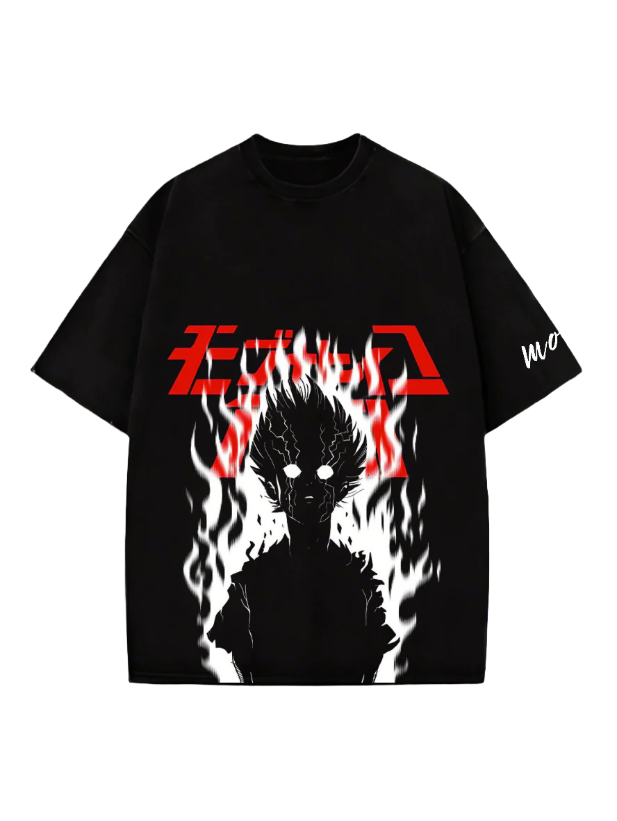 Mob Psycho Designed Oversized T-shirt