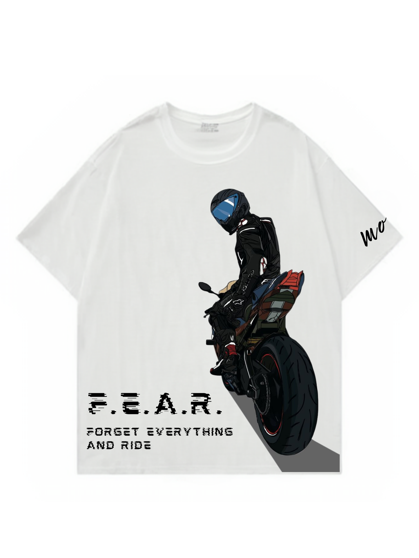 F.E.A.R Bikers Designed Oversized T-shirt