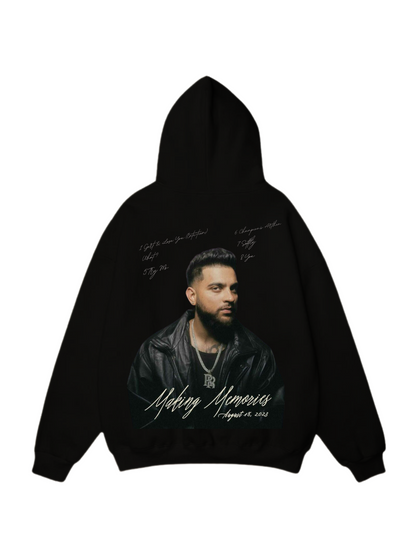 Making Memories karan Aujla Designed Oversized Hoodie