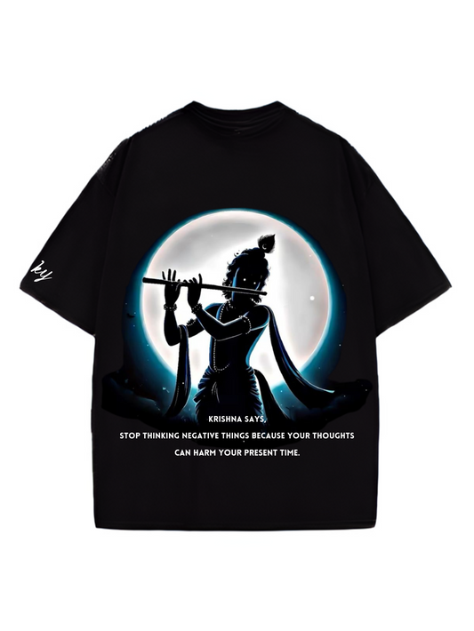 Krishna's Wisdom Designed Oversized T-shirt