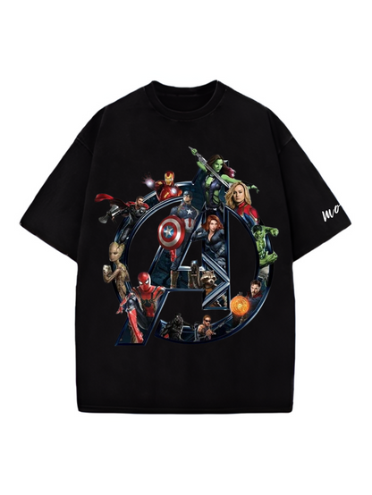 Avengers Designed Oversized T-shirt