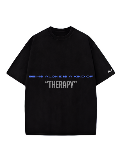 Alone therapy Designed Oversized Tshirt