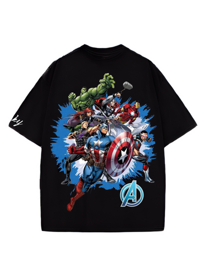 Marvel Avengers Designed Oversized T-shirt