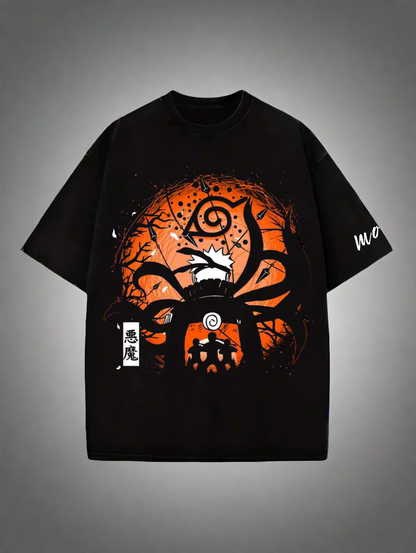 Naruto Designed Oversized T-shirt