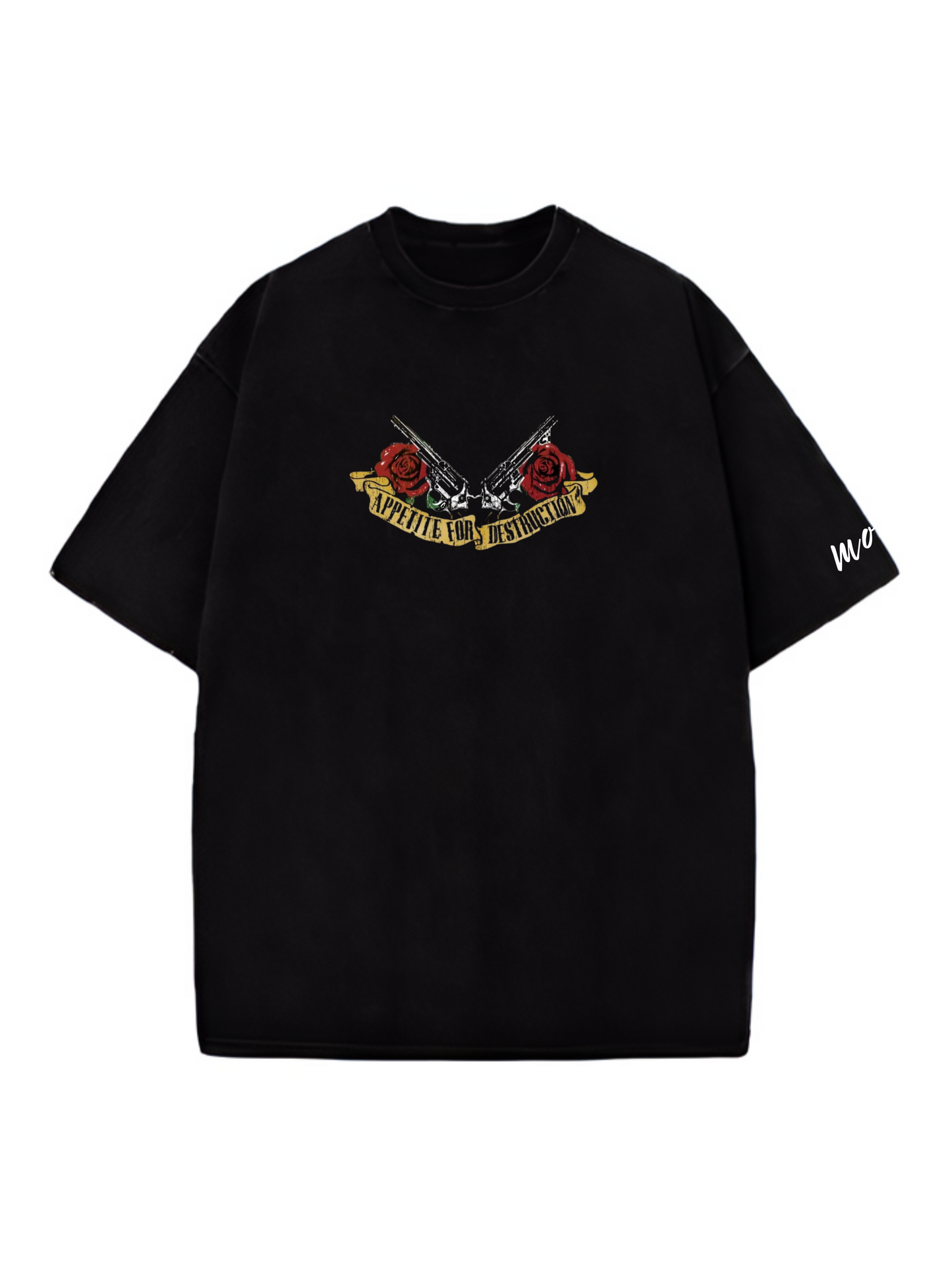 Gun N Roses Designed Oversized Tshirt