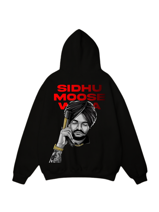 Sidhu Moose wala Designed Oversized Hoodie