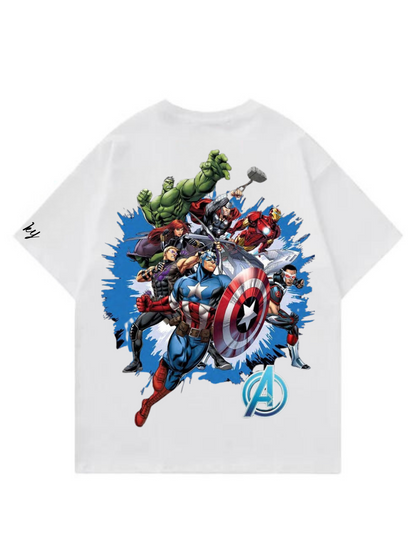 Marvel Avengers Designed Oversized T-shirt