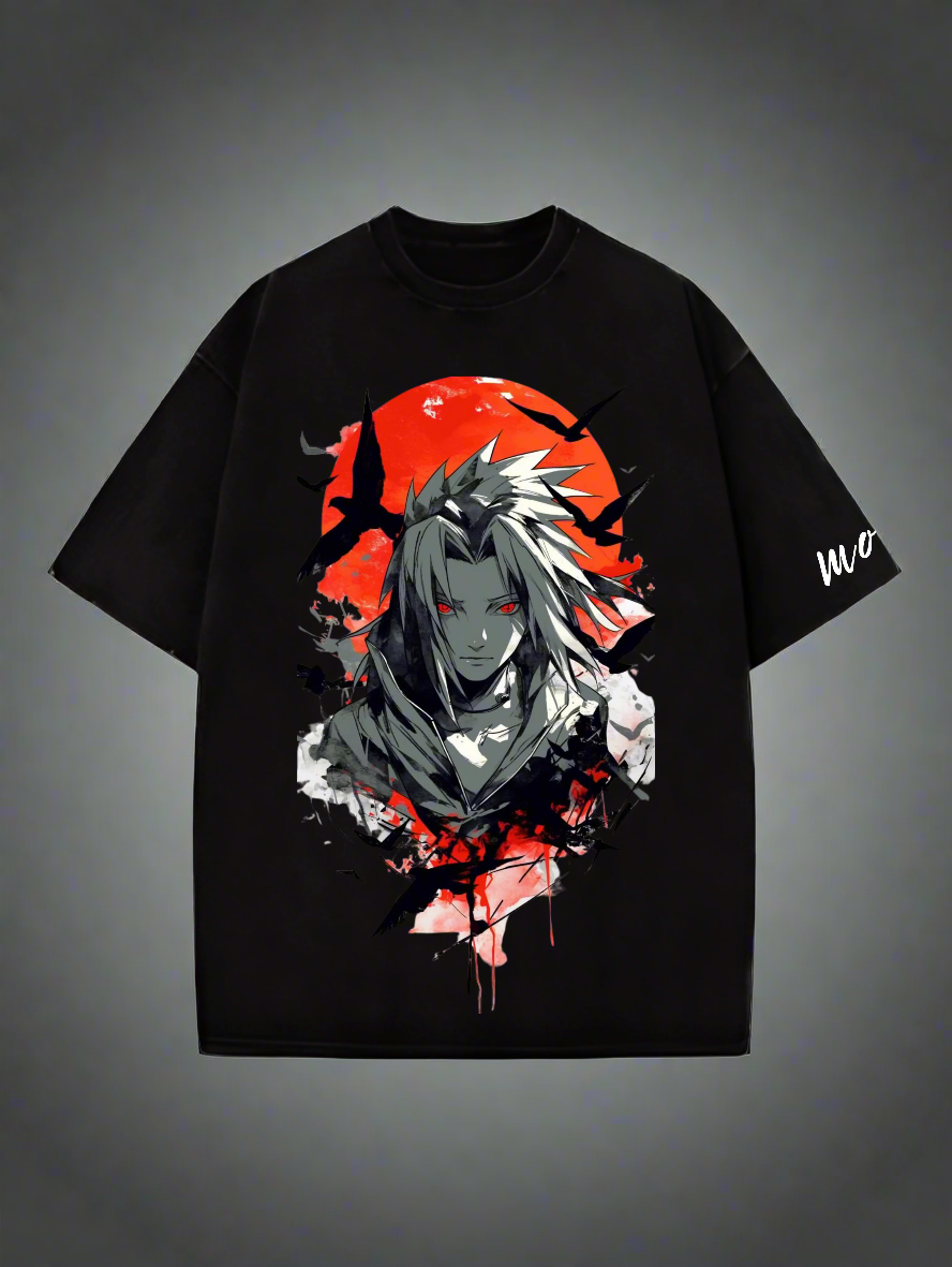 Itachi Uchiha Designed Oversized T-shirt