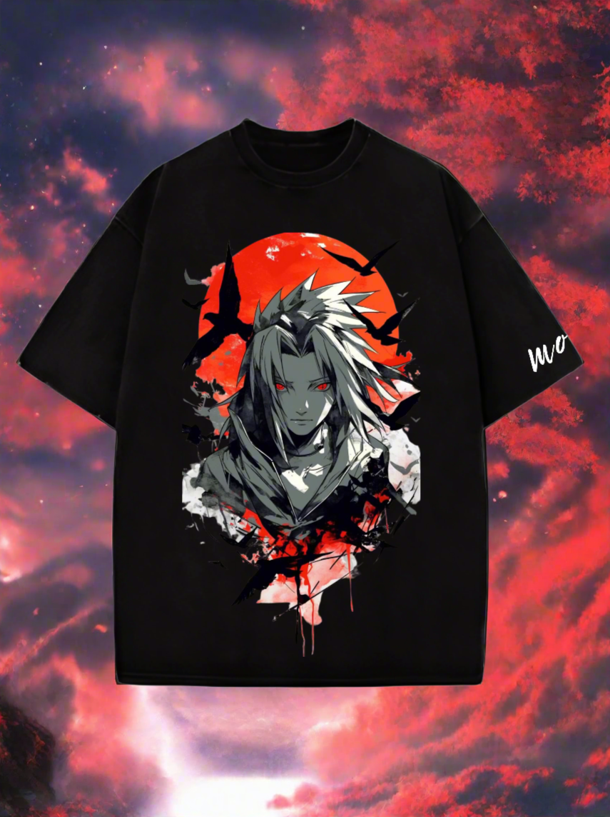 Itachi Uchiha Designed Oversized T-shirt