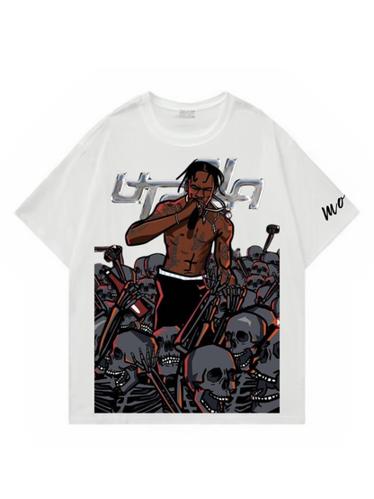 Travis Scott 2 Designed Oversized T-shirt