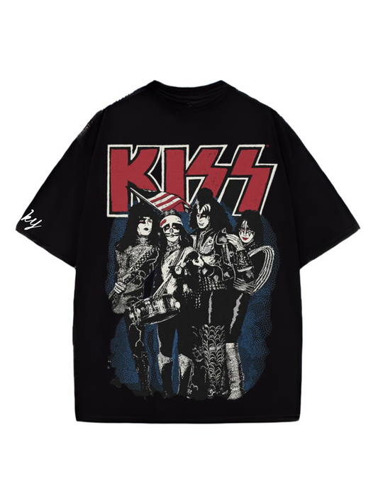 KISS Army Designed Oversized Tshirt