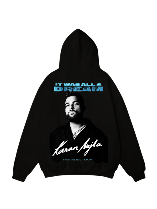 Karan Aujla Dream Tour Designed Oversized Hoodie