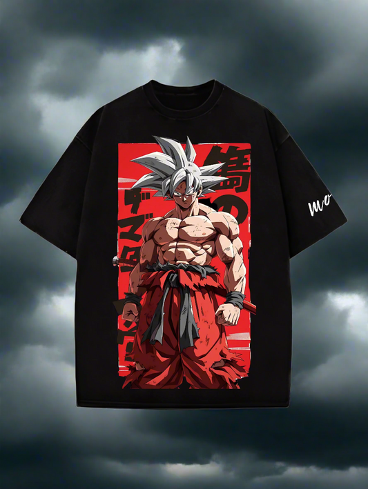 Goku Warrior Designed Oversized T-shirt