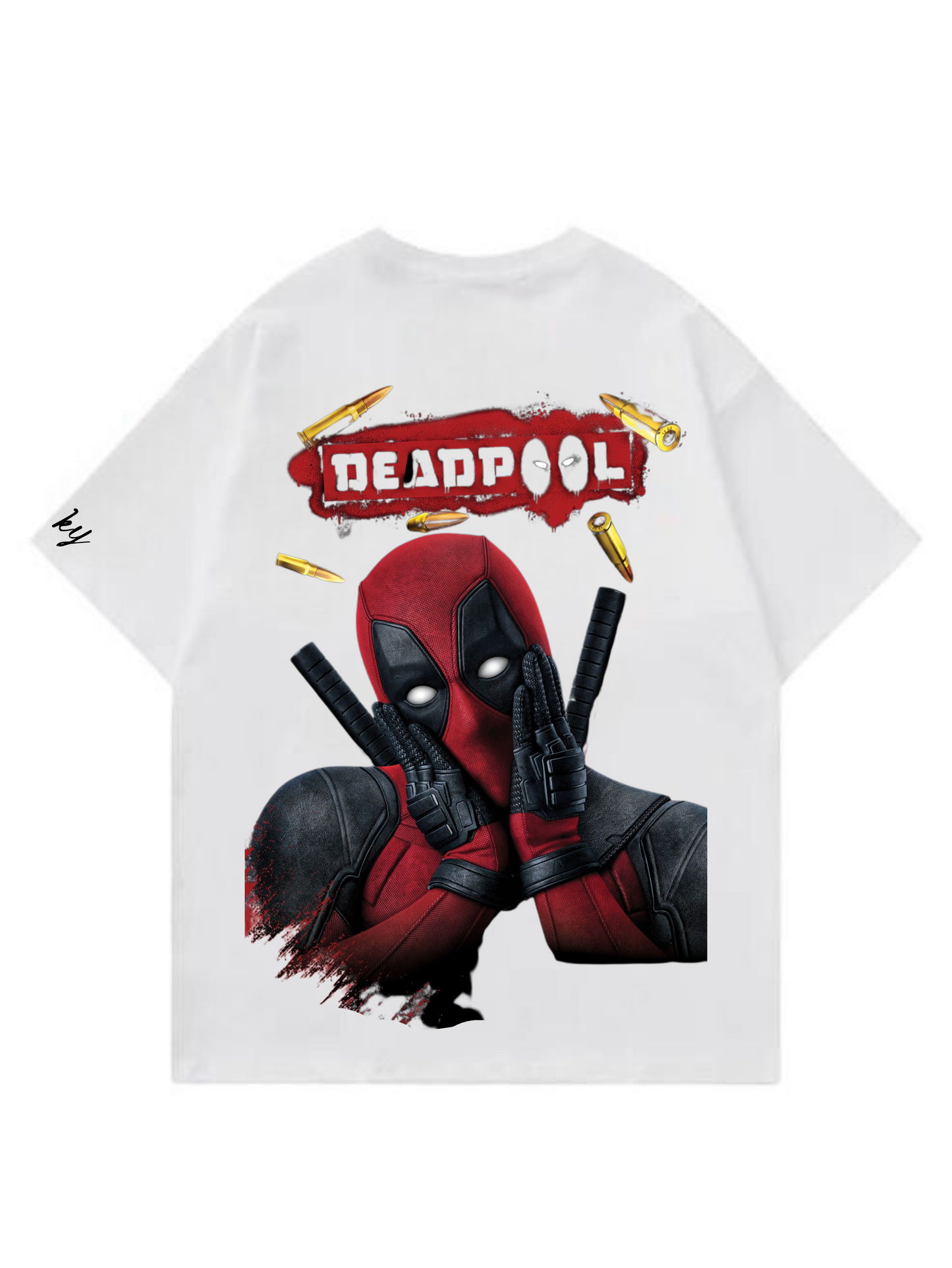 Deadpool Designed Oversized T-shirt