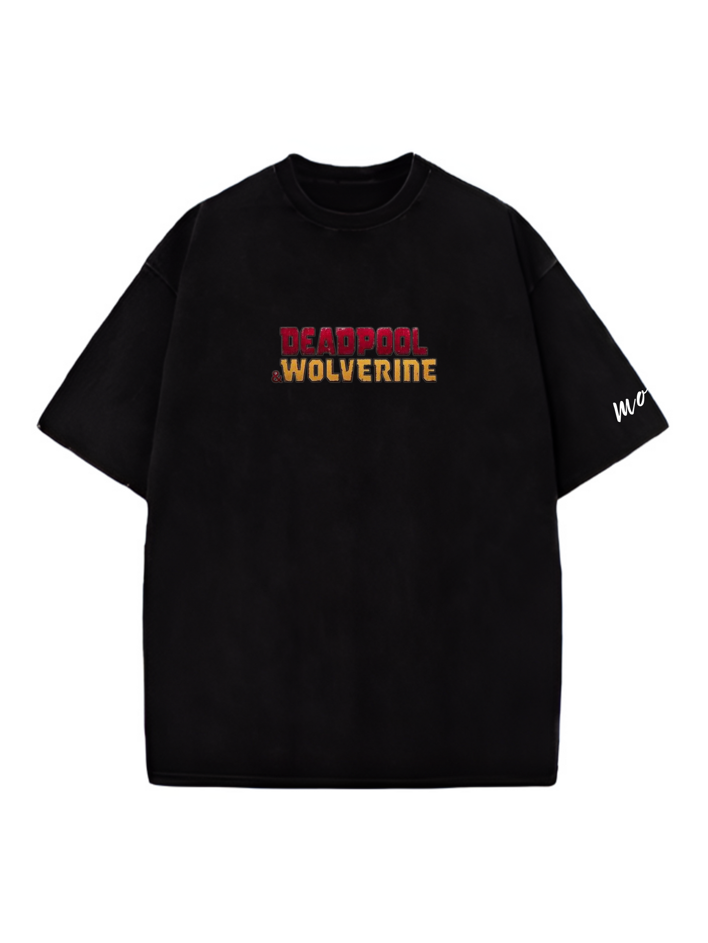 Deadpool Wolverine Designed Oversized T-shirt