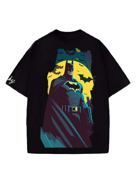 Batman Night Designed Oversized T-shirt