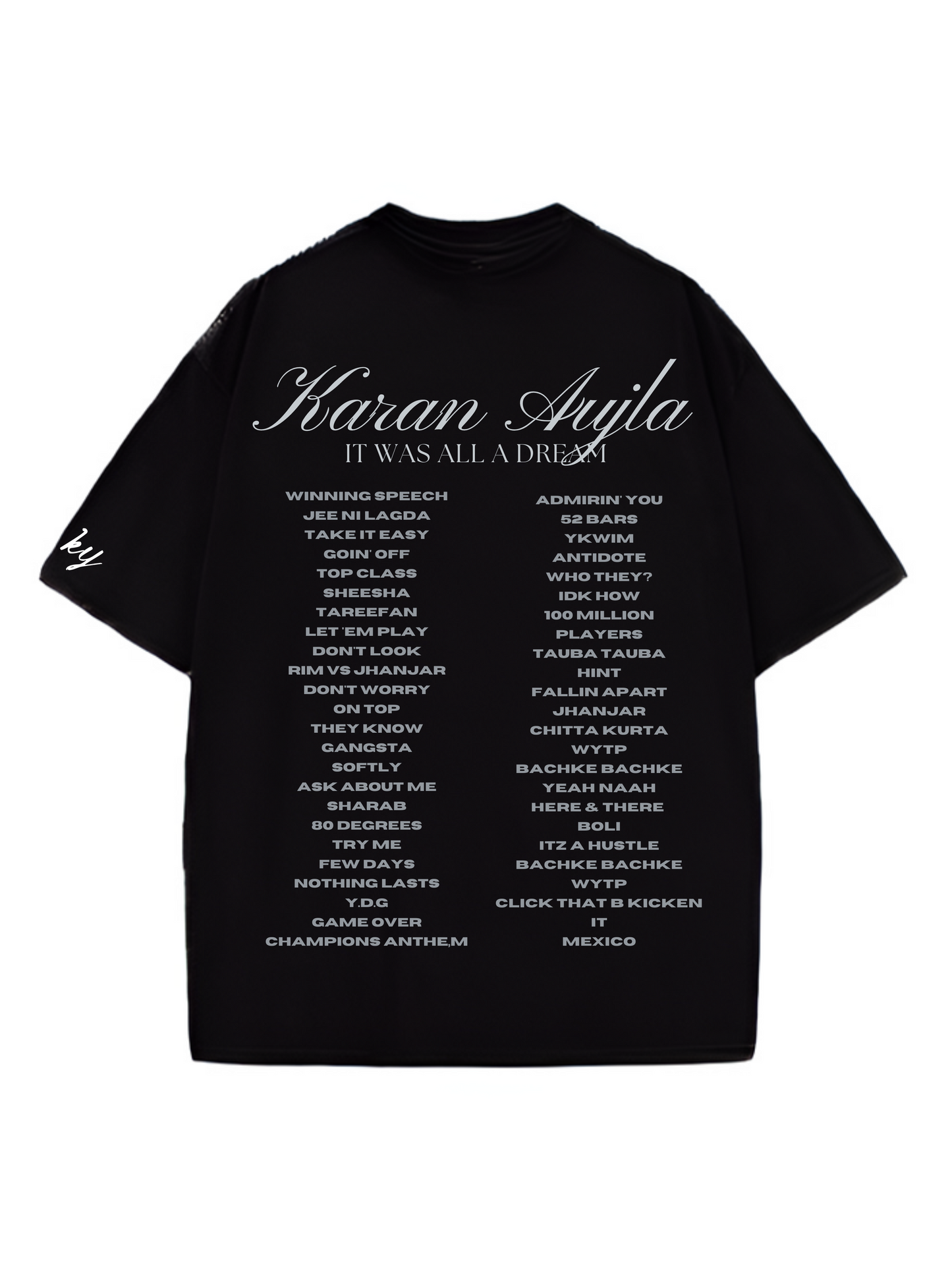 Karan Aujla Dream Designed Oversized T-shirt