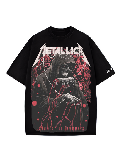 Metallica Grim Reaper Designed Oversized Tshirt