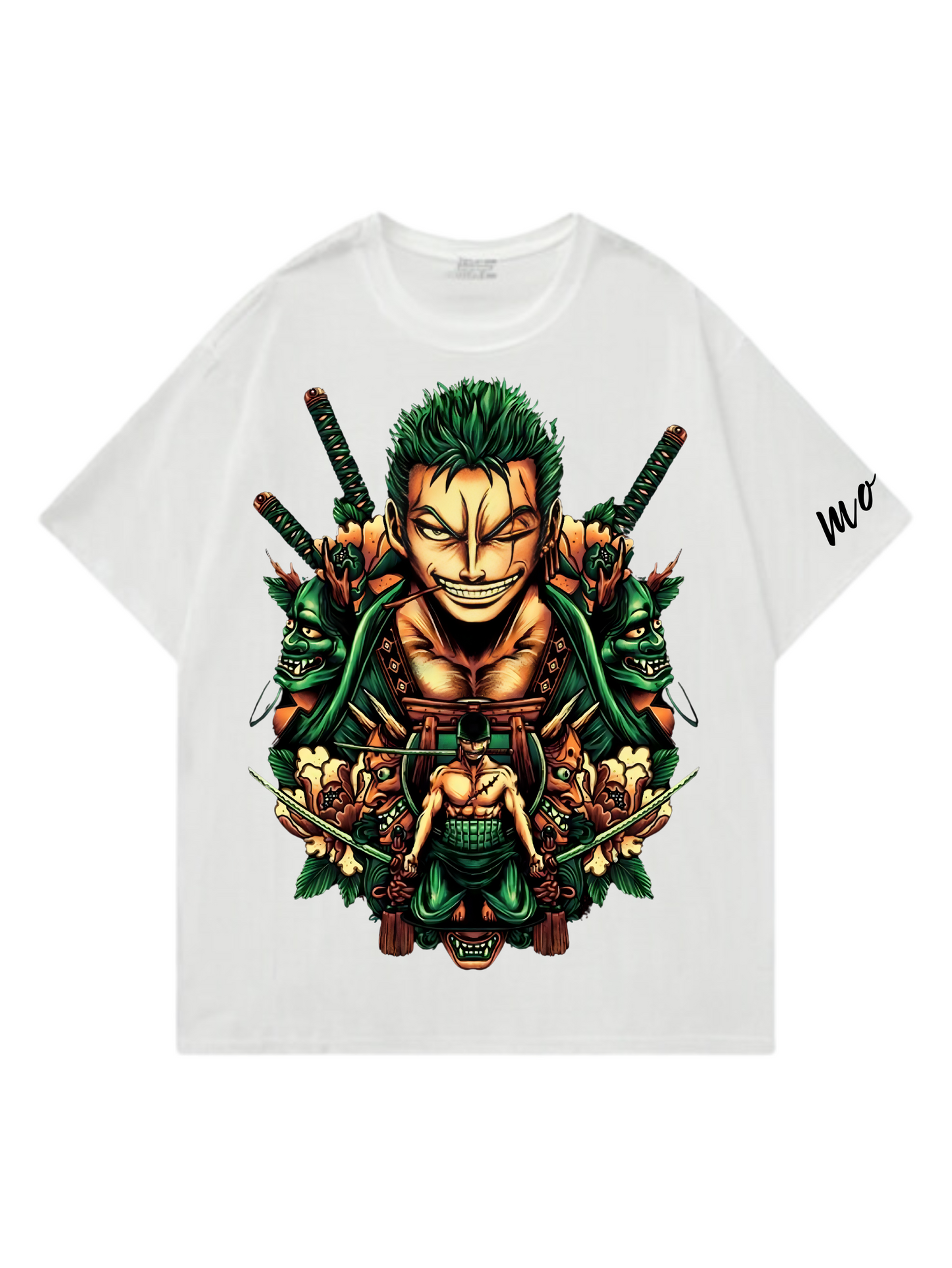 Roronoa Zoro Designed Oversized T-shirt