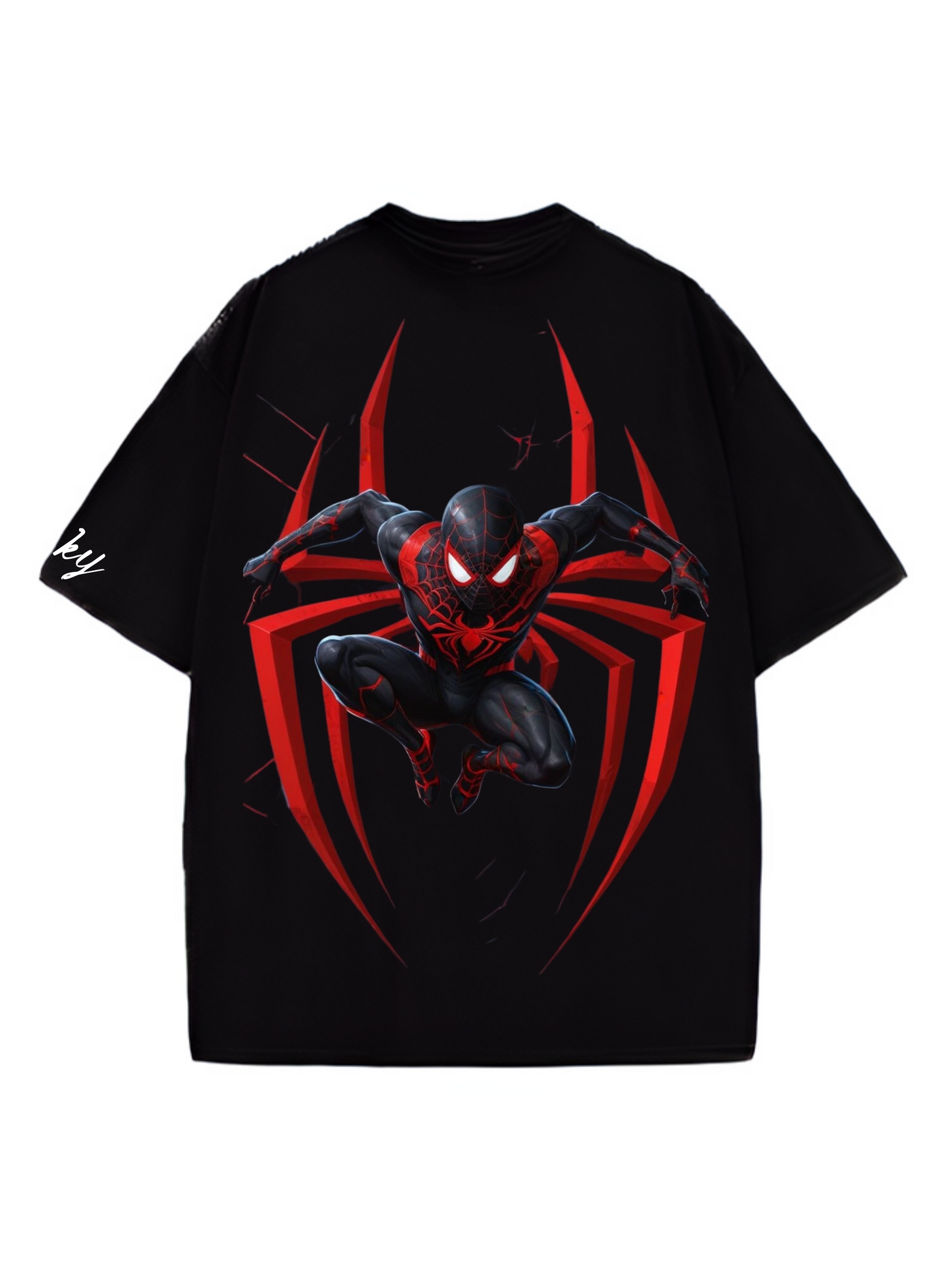 Spider man Designed Oversized T-shirt