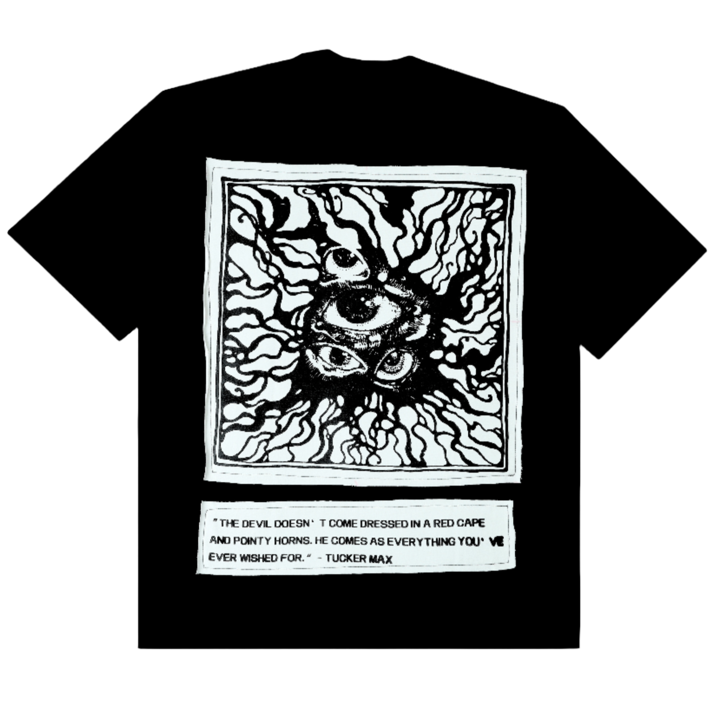 Eyes of the Devil Patchwork T-shirt