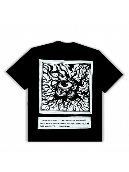 Eyes of the Devil Patchwork T-shirt