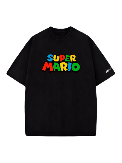 Super Mario Bros Designed Oversized T-shirt