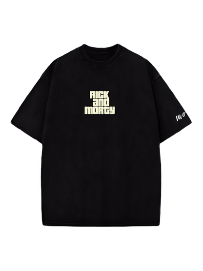 Rick and Morty Adventure Designed Oversized T-shirt