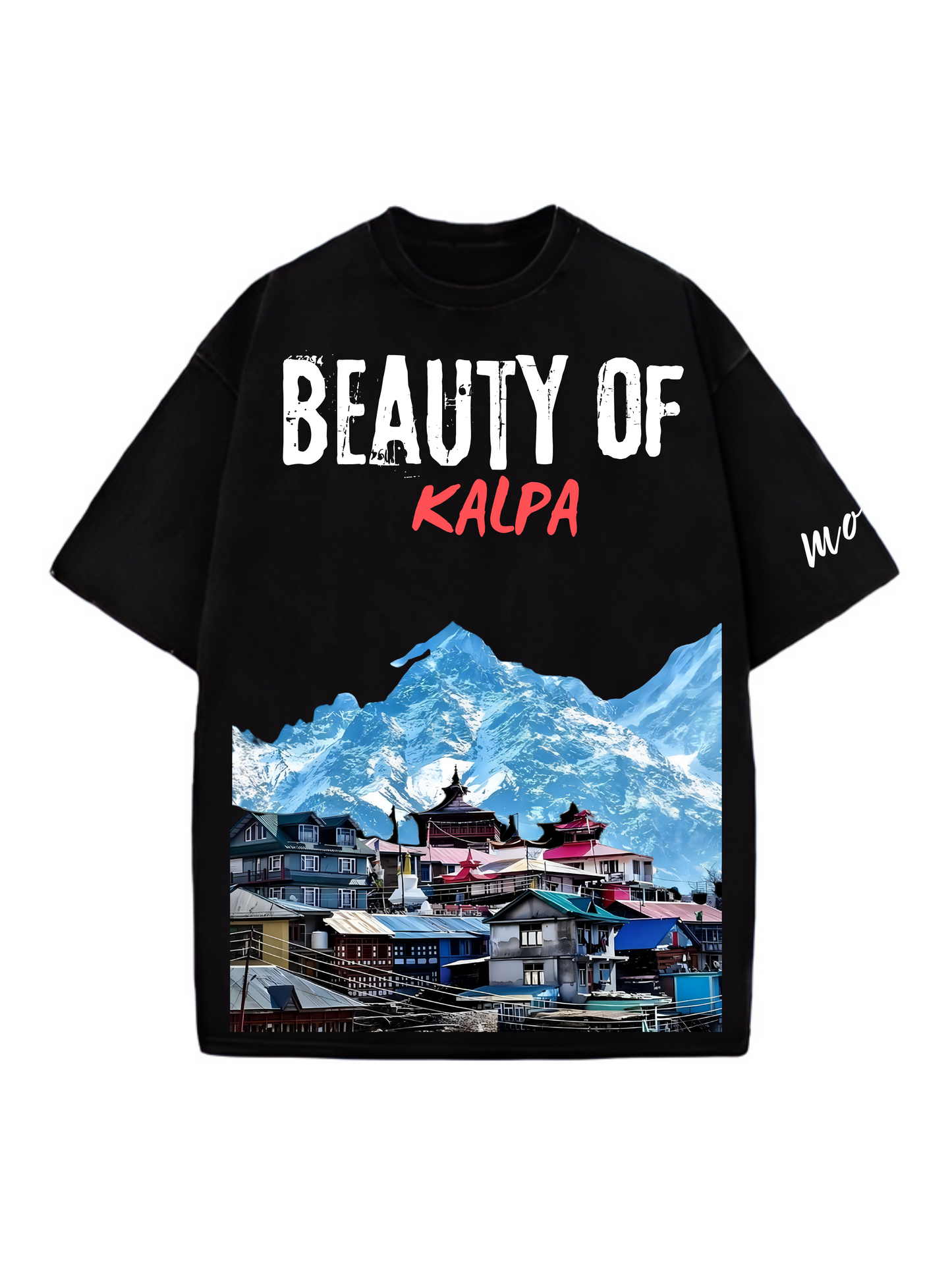 Beauty of Kalpa  Designed Oversized T-shirt