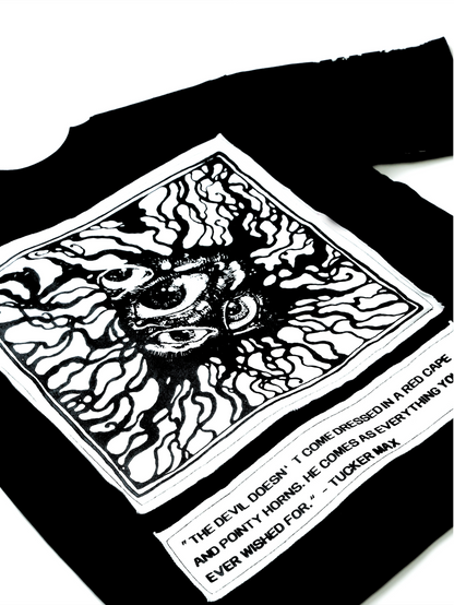 Eyes of the Devil Patchwork T-shirt