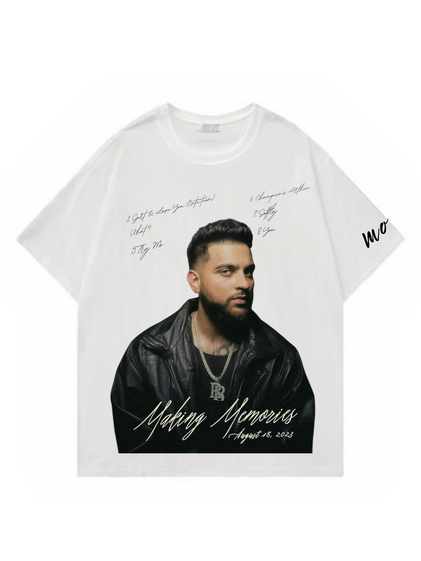 Making Memories karan Aujla Designed Oversized T-shirt