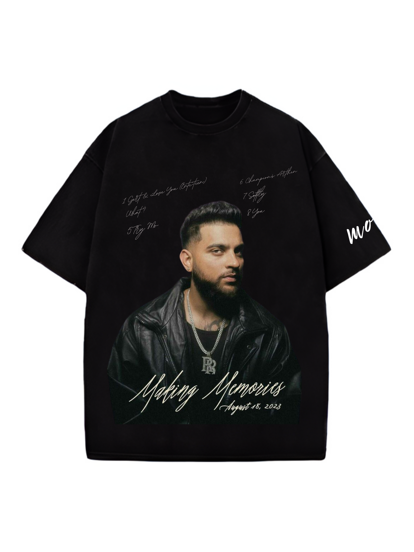 Making Memories karan Aujla Designed Oversized T-shirt