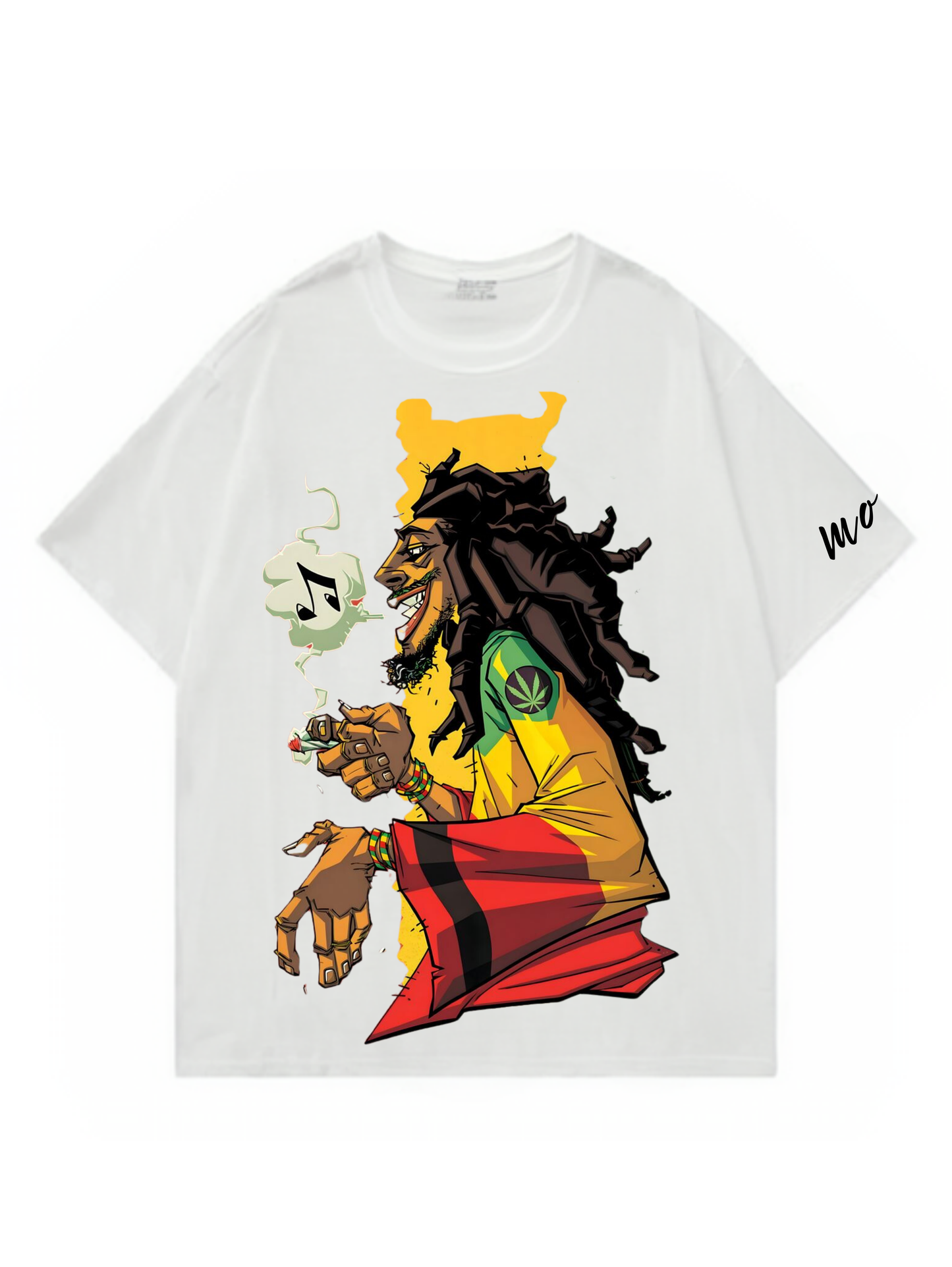 Bob Marley Artistic Designed Oversized T-shirt