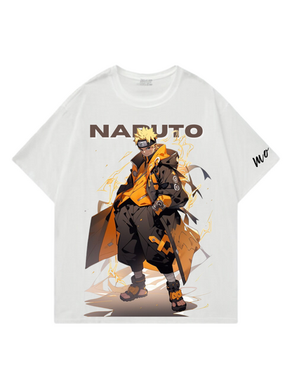 Naruto Pose Designed Oversized T-shirt