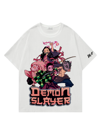 Demon Slayer Designed Oversized T-shirt