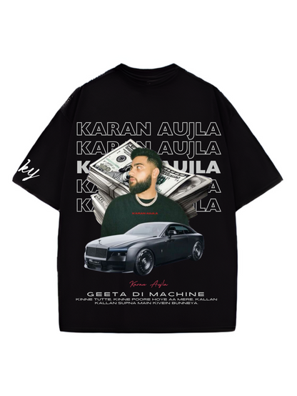 Geeta Di Machine karan Aujla Designed Oversized T-shirt