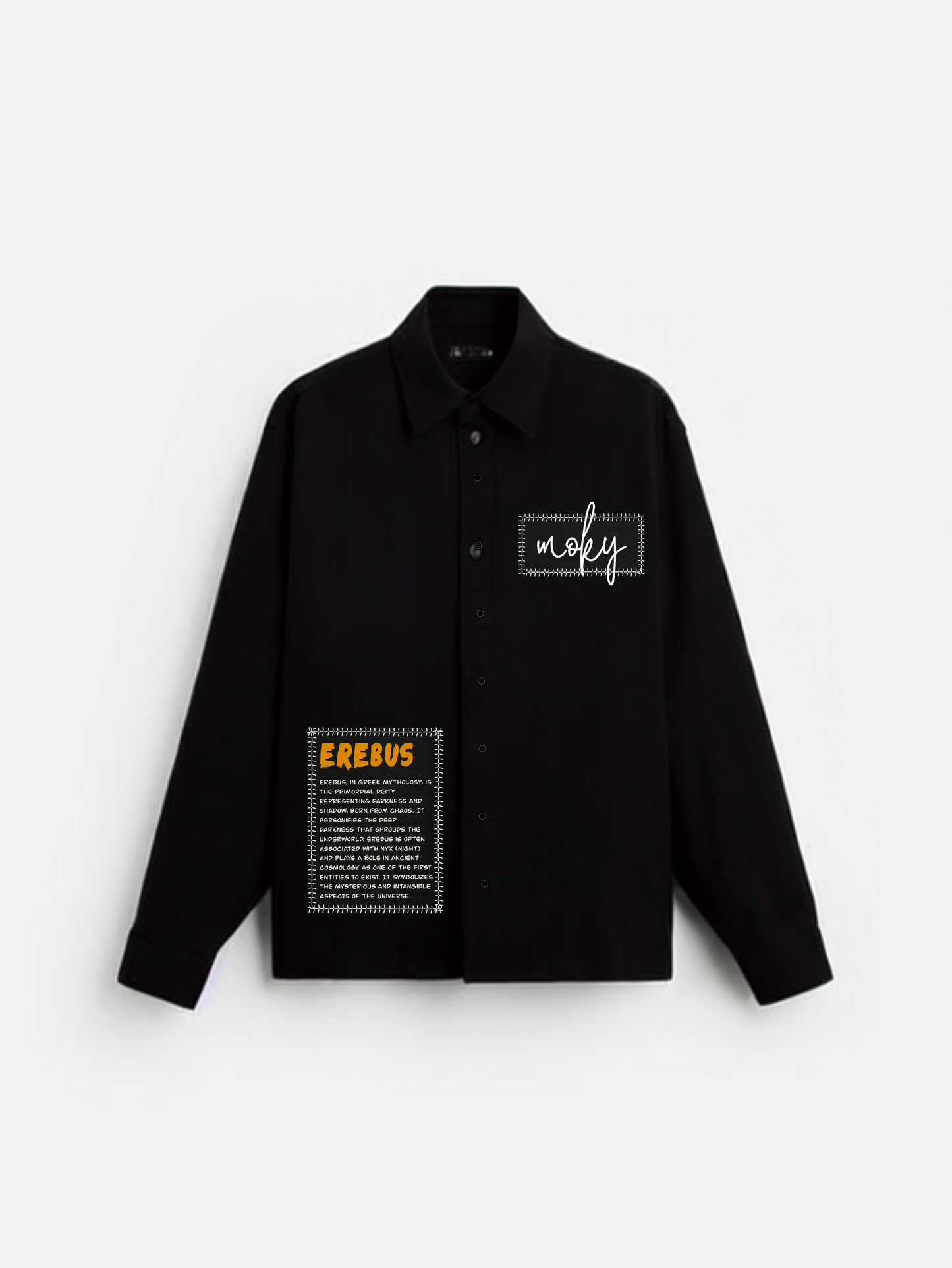 Erebus Power Black Oversized Shirt