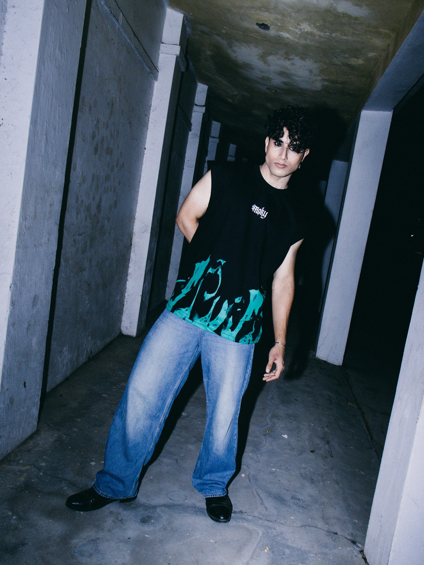 Fire Designed Black Tanktop
