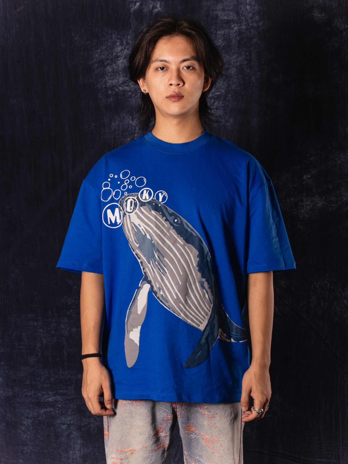 Blue Whale Designed T-shirt