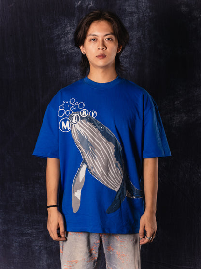 Blue Whale Designed T-shirt