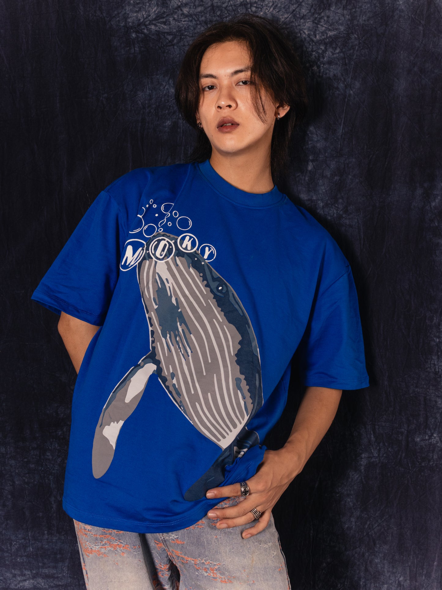 Blue Whale Designed T-shirt