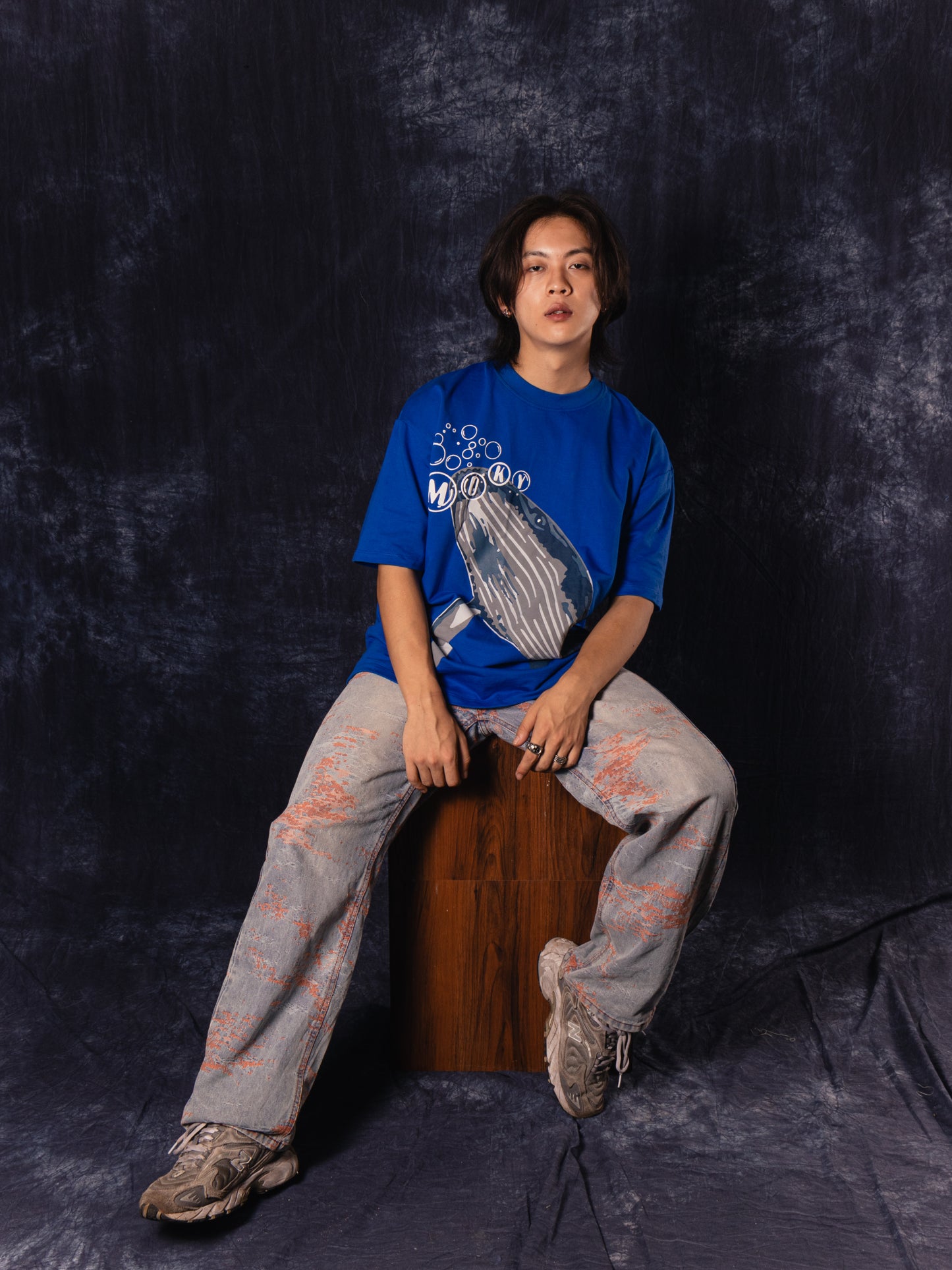 Blue Whale Designed T-shirt