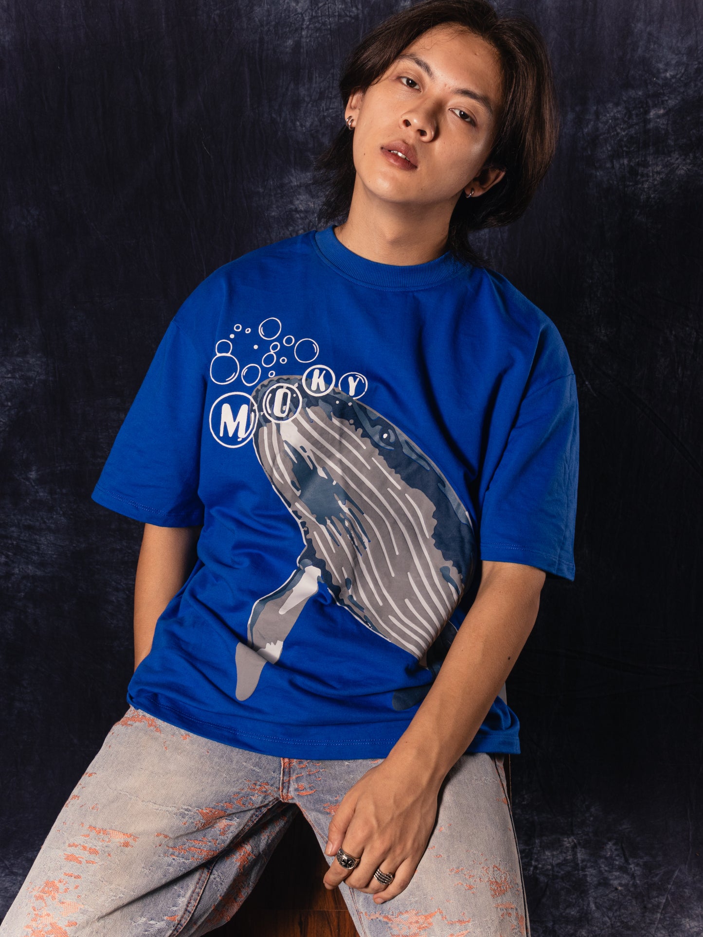 Blue Whale Designed T-shirt